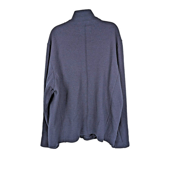 Bob Timberlake Men's Wool Shacket Jacket Barn Coat Navy XL - Picture 2 of 10